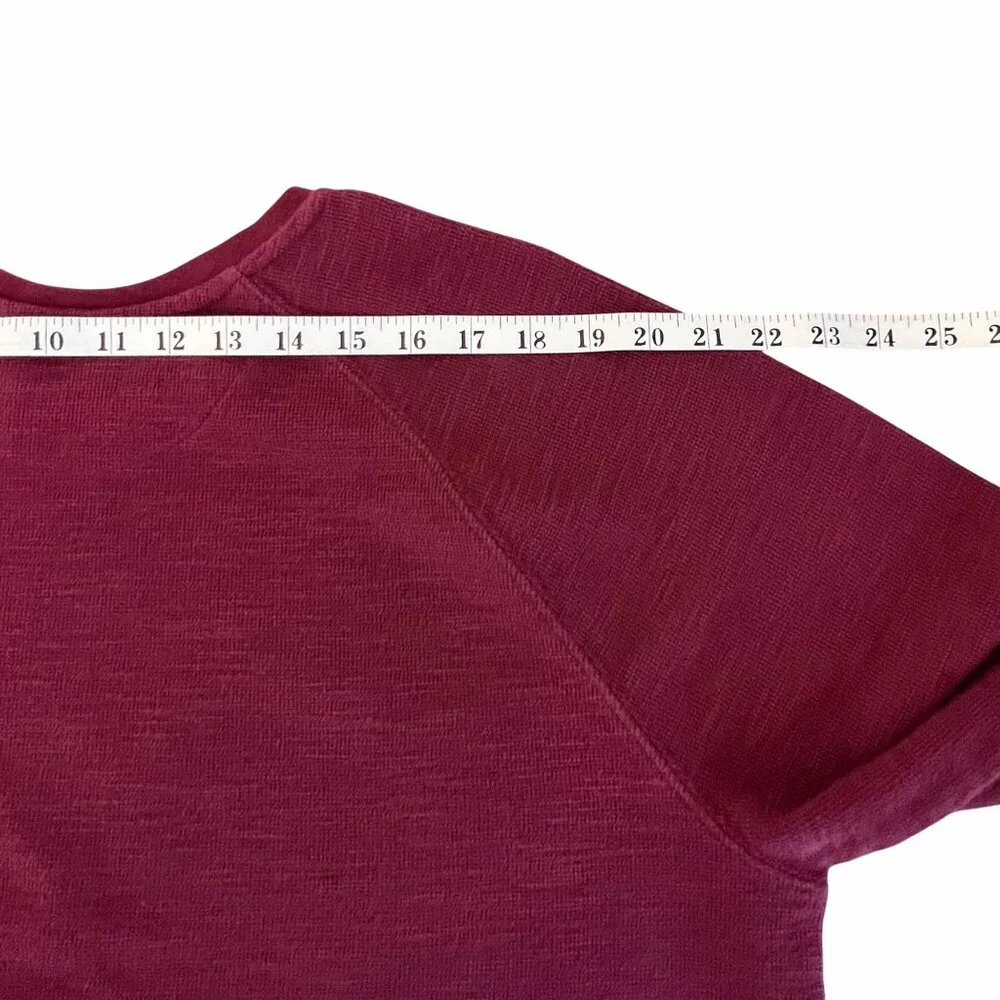 Goodfellow &Co Mens Burgundy Long Sleeve Sweatshirt XL Cotton/Poly Blend EUC